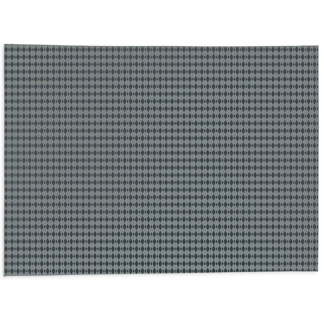 Jade Navy Office Mat by Kavka Designs