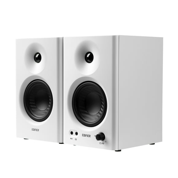 Edifier MR4 Powered Studio Monitor Speakers - White (Pair)-Refurbished