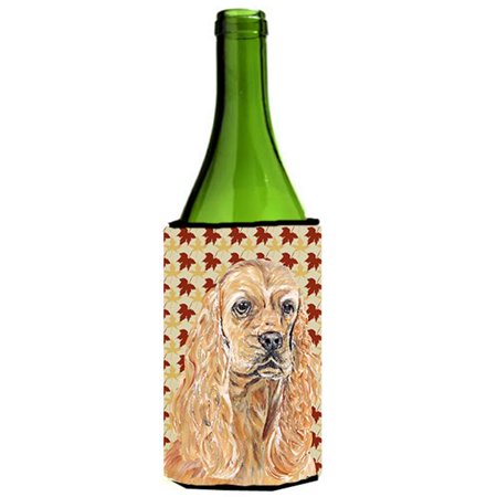 

Cocker Spaniel Fall Leaves Wine bottle sleeve Hugger