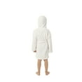 thumbnail image 3 of BC BARE COTTON Kids Microfiber Fleece Hooded Robe - Boys - White - Medium, 3 of 5