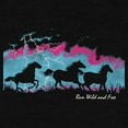 thumbnail image 2 of Junior's Lost Gods Run Wild and Free  Sweatshirt Charcoal Heather Medium, 2 of 4