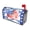 B, variant on Magnetic Patriotic US Flag Mailbox Cover, 4th of July Outdoor Yard Mail Box Decor for America's Birthday