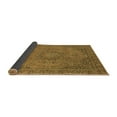 thumbnail image 2 of Ahgly Company Indoor Square Abstract Brown Modern Area Rugs, 7' Square, 2 of 4