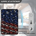 thumbnail image 5 of Yuyamidu Kiss Lips RV Door Window Shade American Flag RV Side Door Window Shade Cover Accessories for Inside Camper Universal Travel Trailer Blackout Window Cover, 5 of 7