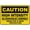 Warning Sign 2, variant on Danger Do Not Proceed Beyond This Point Sign 8"x12", Aluminum Tin Warning Signs for Home Outdoor Garden, High-Visibility Hazard Sign