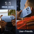 thumbnail image 7 of JETech Matte Case for iPhone 18 Pro |Frosted Translucent Back, Drop Protection (Glacier), 7 of 7