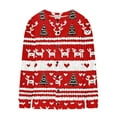 thumbnail image 4 of Christmas Sweaters for Women Sweatshirts Loose Fit Crewneck Sweatshirt Fall Long Sleeve Fall Dresses 2025, 4 of 5