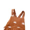 thumbnail image 3 of ITFABS Newborn Baby Casual Suspender Jumpsuits Fashion Sun Printed Button Backless Triangle Romper, 3 of 5