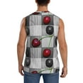 thumbnail image 4 of Uemuo Cherries laid Pattern Men's Sleeveless T-Shirt,Muscle Athletic Tank Top, Moisture-wicking Quick-dry Breathable Classic Tee Top for Gym Run Outdoor Sports-Medium, 4 of 8