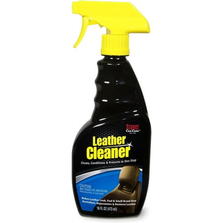 Stoner Car Care 95400 Leather Cleaner and Conditioner for 3-in-1 Car Interior Cleaner to Rehydrate Protect and Preserve Leather Surfaces, 16 Fl Oz, Pack of 1