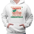 thumbnail image 2 of Groovy Little Christmas Hoodie Sweatshirt Unisex Small White, 2 of 5