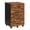Rustic Brown, variant on VASAGLE File Cabinet, Mobile Pedestal Filing Cabinet with Wheels, Printer Stand with 5 Drawers, Tool-Free Sliding Rails, Rustic Brown