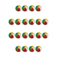 thumbnail image 1 of Bewildely 2 paquetes / lote Ball Party Fun comienza con globos fáciles de inflar Amplia aplicación PVC Beach Ball Sea Pool Party Inflable 6 bola de 6 colores 40cm 10Conjunto, 1 of 6