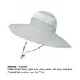 thumbnail image 7 of SPRING PARK Sun Hat for Men Summer UV Waterproof Boonie Hat for Fishing Hiking Garden Safari Beach, 7 of 7