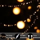 thumbnail image 2 of Guirnalda de luces, globo, blanco cálido, 100 LED (10 m), decoración interior y exterior, transformador de bajo voltaje de 220 V., 2 of 4