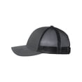 thumbnail image 2 of Richardson Low Pro Trucker Cap, M-L, Charcoal-Black, 2 of 3