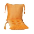 thumbnail image 4 of Cojín para silla con respaldo, ligero, antideslizante, suave, ergonómico, para silla Naranja, 4 of 9