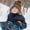 Brown, variant on asddcavvf Border Children's Hat Bib and Gloves Set Autumn and Winter Knit and Warm Hat Hairball 3 Piece Set Exercise Things for Women