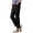 Black, variant on KPOPLK Linen Pants Women Wide Leg Palazzo Summer Flowy Pants Beach Vacation Clothes Elastic Waist Travel Trousers with Pockets Size XXXXL,Light Blue