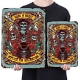 thumbnail image 4 of Placa Metal Vintage Rosa Rectangular Pintura Hierro Arte La Pared Del 20x30 Cm, 4 of 9