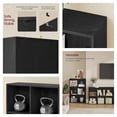 thumbnail image 3 of LEDREM 6 Cube Bookshelf with Open Storage Organizer, Bookcase and Display Shelf for Living Room Home Office Dining Room, Ebony Black, 3 of 11