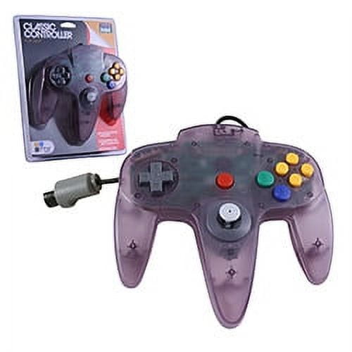 TTX Tech N64/Nintendo 64 Classic Controller OG, Clear Purple