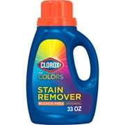 Clorox 2 for Colors Stain Remover and Laundry Additive, Bleach Free, Original, 33 Fluid Ounces