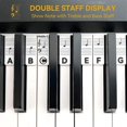 thumbnail image 3 of 88 Keys Reusable Piano Keyboard Note Labels Piano Notes Guide Stickers, 3 of 5