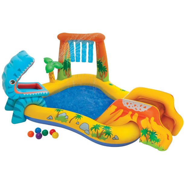 Intex Inflatable Dinosaur Water Play Center
