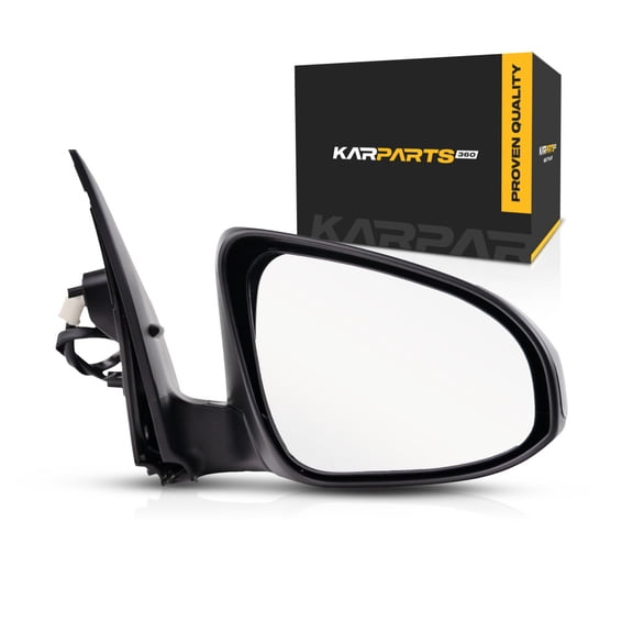 For Toyota Corolla Door Mirror 2014 15 16 17 18 2019 Passenger Side | Power | Non-Heated | Paint To Match | Replacement For TO1321293 | 87910-02F80-C0