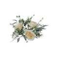 thumbnail image 1 of Wedding Centerpieces for Tables Artificial Valentine's Day Rose Candle Holders Corona Decoraciones de Boda Artificial Floral Centerpiece Candle Holders for Table, 1 of 6