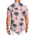 thumbnail image 7 of HAJWOH Hawaiian Shirt for Men Casual Button Down Short Sleeve Summer Beach Shirts Loose Fit Floral Print Tropical Tops, 7 of 7