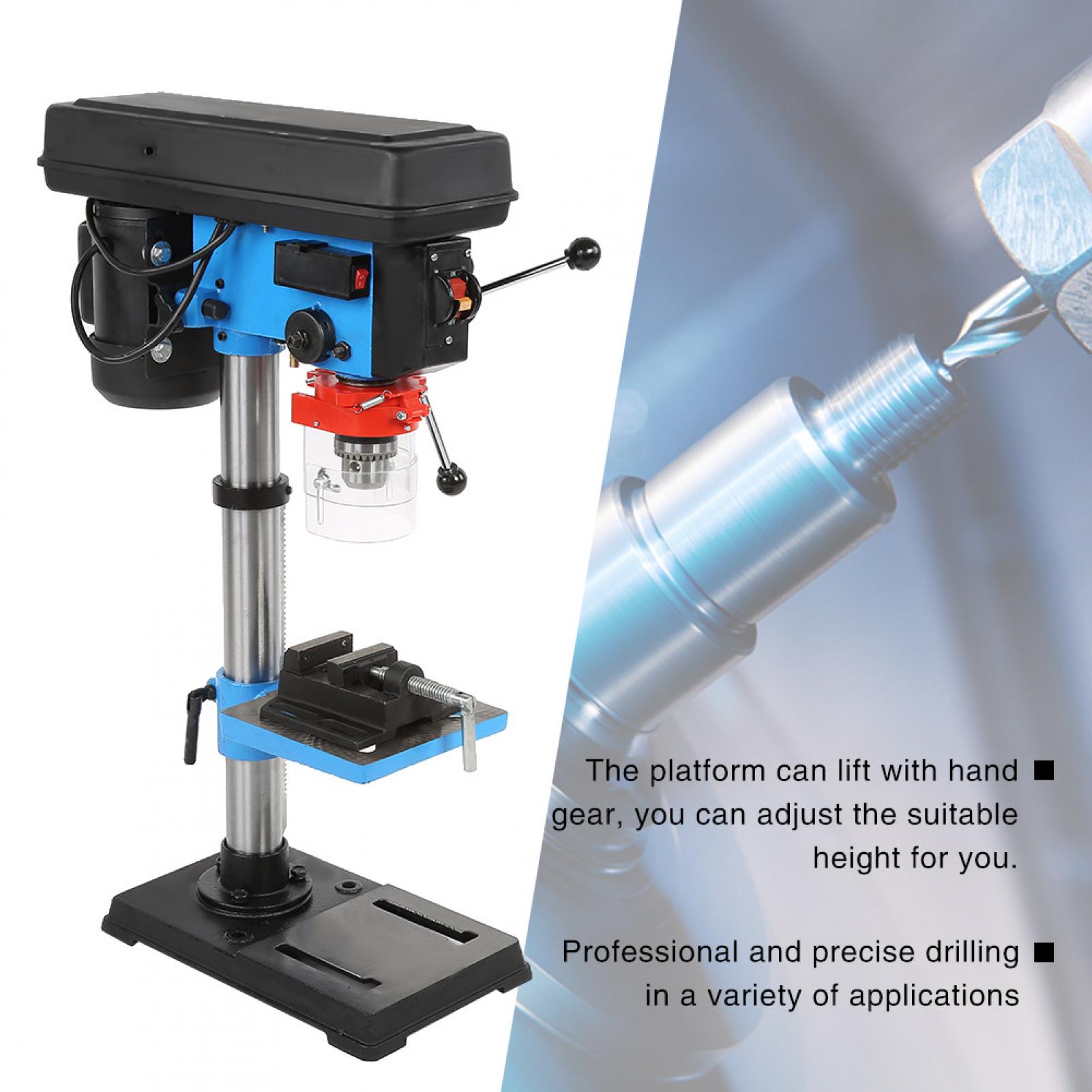 Adjustable Height Bench Drill Press 