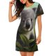 thumbnail image 2 of Easygdp Daisy Koala Camisón de manga corta para mujer, informal, estampado, 2 of 6