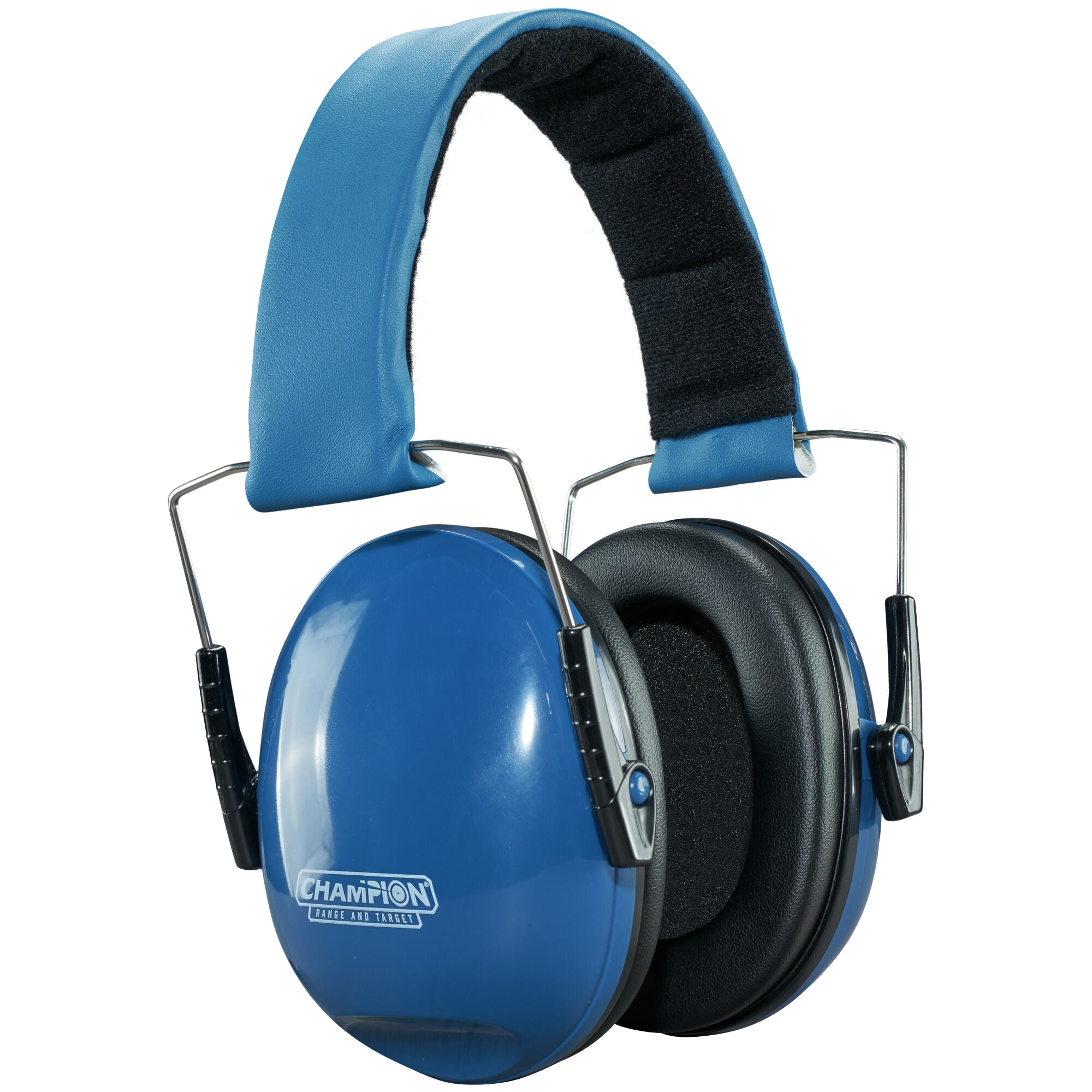 (2 pack) Champion Small Frame Ear Muffs for Shooting - Blue