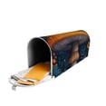 thumbnail image 5 of Naloa Vintage Blue Leaf Mushroom Mailbox Covers Magnetic Post Box Cover Post Letter Box Cover Garden Decor-21x18 in, 5 of 8