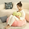 thumbnail image 5 of Pumpkin Plush Pillow, Halloween Home Sofa Decoration, Soft Pumpkin Seat Cushion- Pink, 13.8", 5 of 7