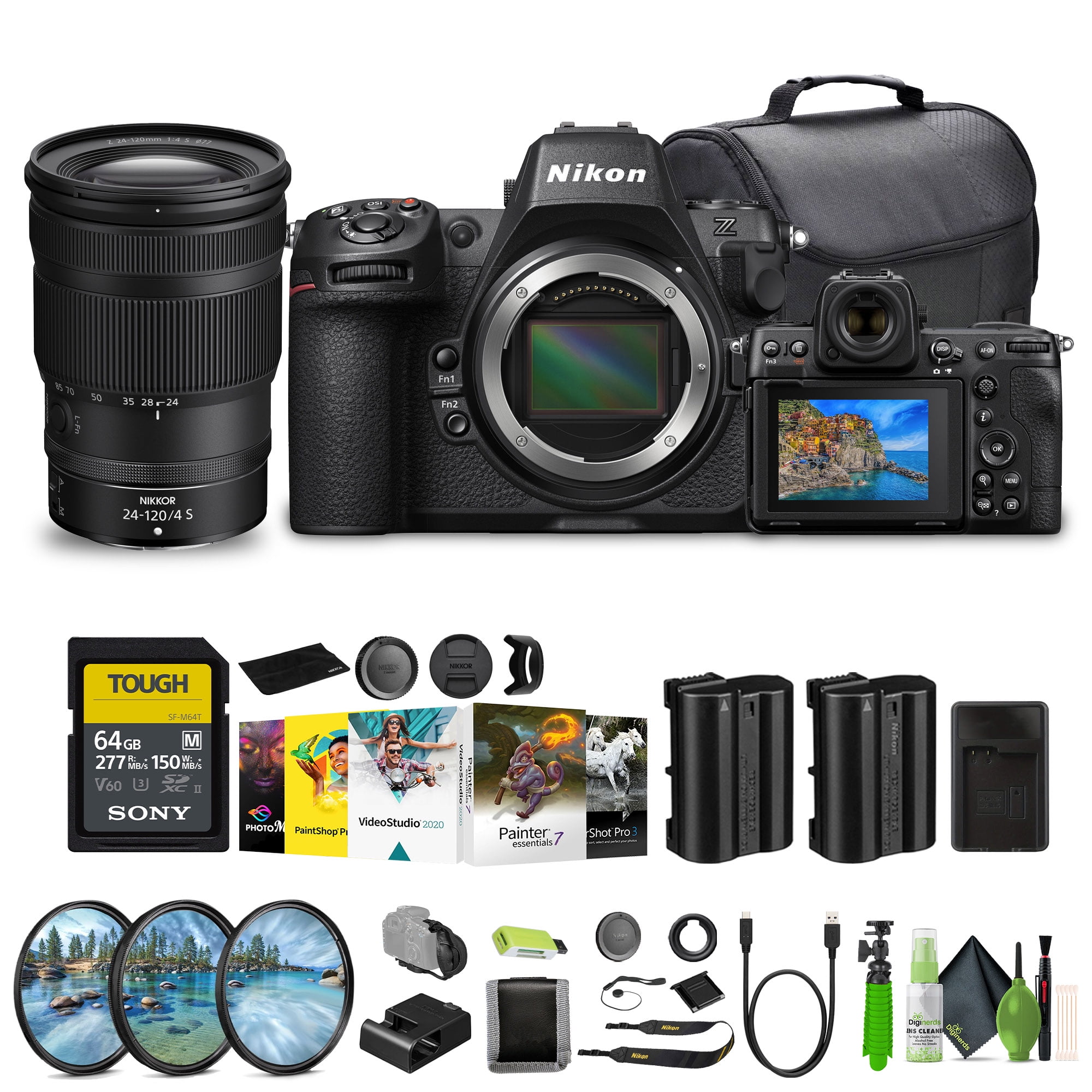 Nikon Z6 III Mirrorless Camera with 24-70mm Lens, 24.5MP Full