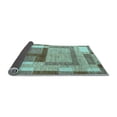 thumbnail image 2 of Ahgly Company Indoor Rectangle Abstract Light Blue Modern Area Rugs, 2' x 5', 2 of 4