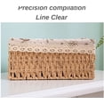 thumbnail image 3 of Hand-Woven Rattan Storage Baskets Set Shelf Baskets Woven Decorative Home Storage Bins Decorative Baskets Organizing Baskets Nesting Baskets(Set of 3-蓝色, 3 of 8