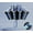Blue, variant on 60K Buckle Men Women Umbrella Fully Automatic Reverse Folding Umbrella with Windproof Reflective Stripe UV Umbrellas