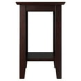 thumbnail image 4 of Home Square 14" Traditional Solid Wood End Table in Espresso - Set of 2, 4 of 5