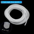 thumbnail image 2 of Uxcell Silicone Foam Seal Strip, 5M (16.4Ft) 6MM (0.24") Dia High Density Solid Round Rubber Weather Stripping Sealing Cord, White, 2 of 5