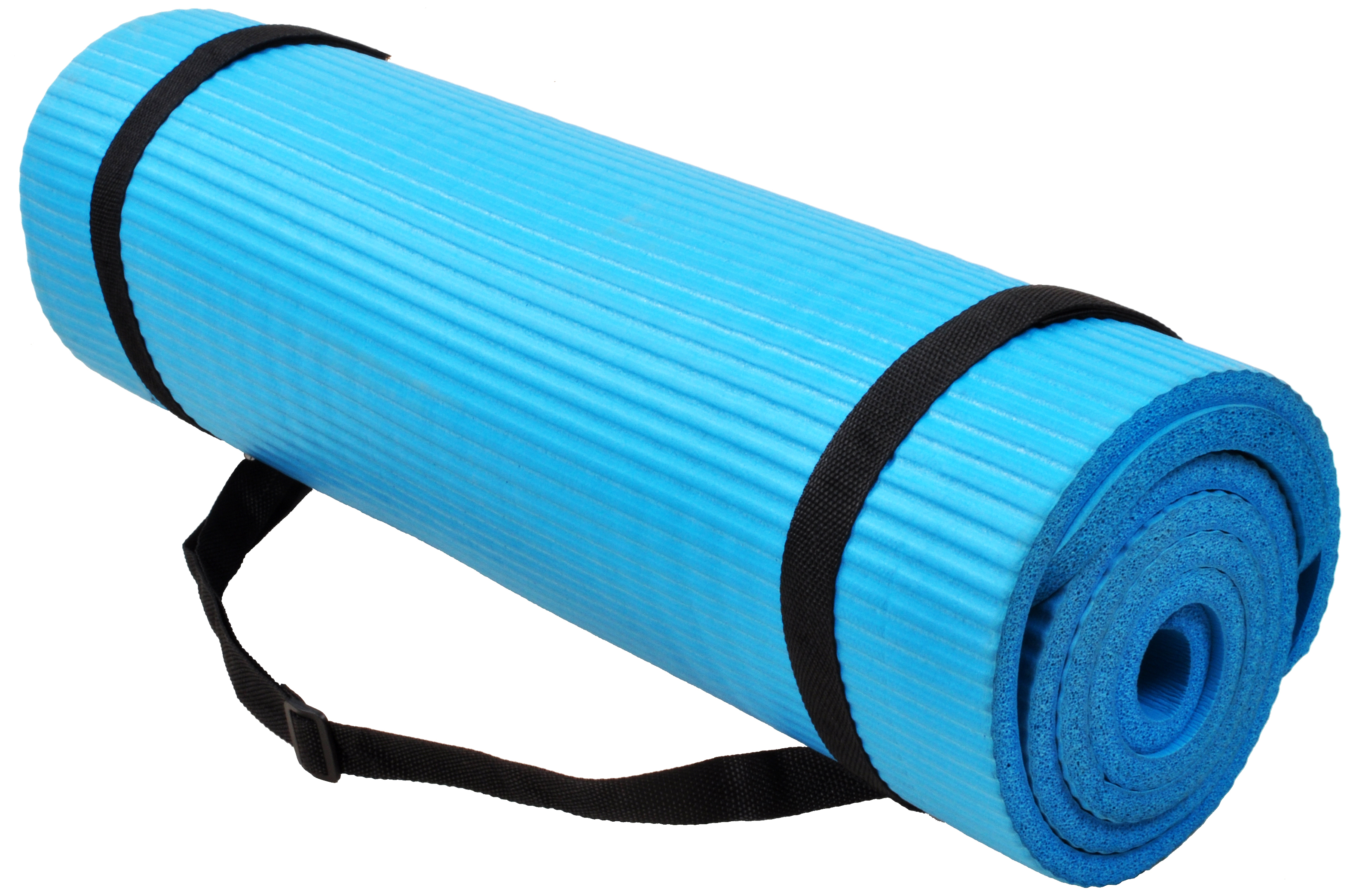 BalanceFrom + All-Purpose 1/2-In. Extra Thick, High Density, Anti-Tear Exercise Yoga Mat and Knee Pad with Carrying Strap - image 3 of 6
