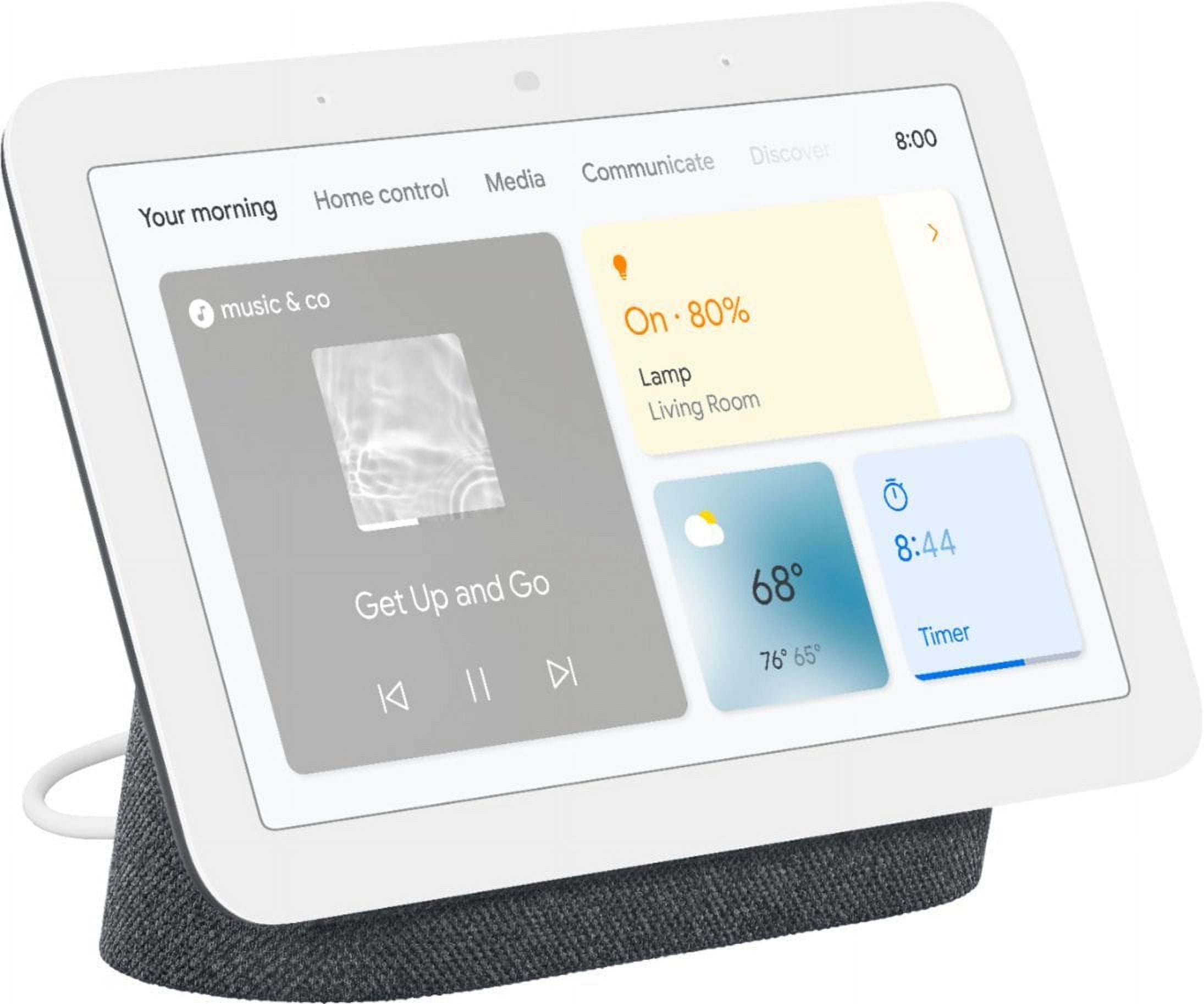 Google Nest Hub 2nd Gen - Charcoal, Smart Home Display with Google