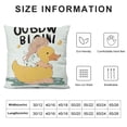 thumbnail image 6 of YINGXI Adorable Duck Pillow Case for Sofa - Cute Cushion Cover to Brighten Your Home 24x24in, 6 of 6