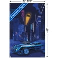 thumbnail image 3 of DC Comics - Batman - Skyline Bat Signal Wall Poster with Pushpins, 22.375" x 34", 3 of 4