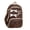 Coffee color, variant on Ergonomic Dot Backpack Wear Resistant Material Great For Travel Study