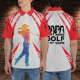 thumbnail image 2 of PHYSHOP - Golf Polo Papa Is My Name Golf Is My Game Polo Shirt Happy Fathers Day Gift Polo Shirts Short Sleeve, 2 of 2