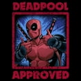 thumbnail image 2 of Junior's Marvel Deadpool Approved  Graphic T-Shirt, 2 of 4